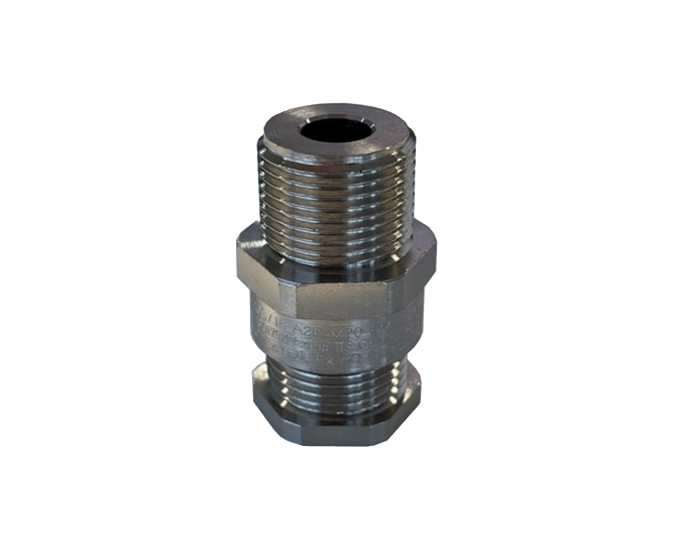 Chrome-plated brass gland pack ATEX ADF M20 x 1,5